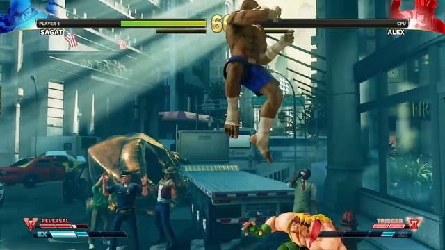 STREET FIGHTER V Sagat vs Alex смотреть онлайн