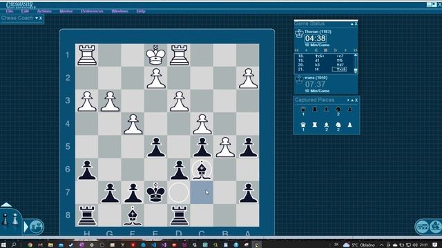 Chessmaster 10th Edition 05 Apprentites ELO 1000 1200 Chess Burgers Time 10min смотреть онлайн
