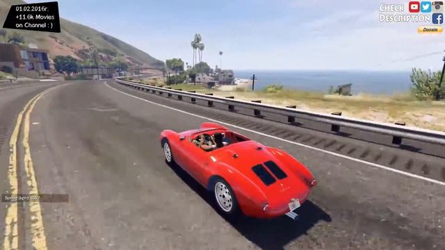 GTA V - 1956 Porsche 550a Spyder 1.0 EnRoMovies _REVIEW смотреть онлайн