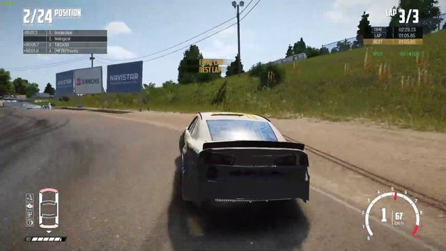 HUGE Nascar Crash At Talladega! Camaro Nascar - Wreckfest Super Talladega