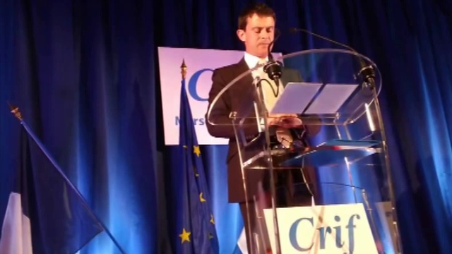 Première sortie officielle du nouveau ministre VALSS au CRIF смотреть онлайн