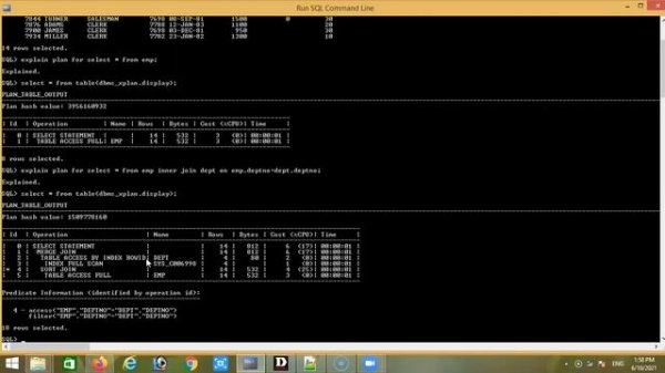 Oracle EXPLAIN PLAN | Oracle Performance Tuning | Oracle SQL Performance Tuning | Oracle Optimizer