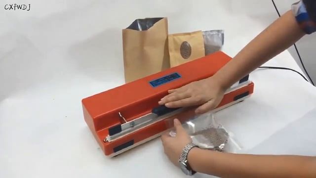 HJ105 Desktop Hand Pressure Sealing Machine Plastic Aluminum foil Food Bag Supermarket laminator 3M смотреть онлайн