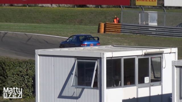 LOUD Subaru Impreza WRX STI GC8 w/ External Wastegate & Screamer Pipe - Sound on Track! смотреть онлайн