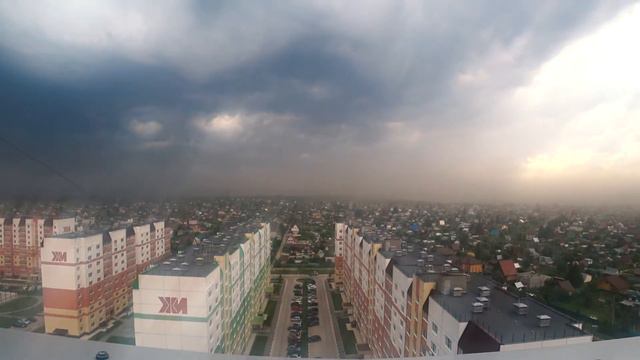 Барнаул. Квартал Лазурный. TimeLapse.