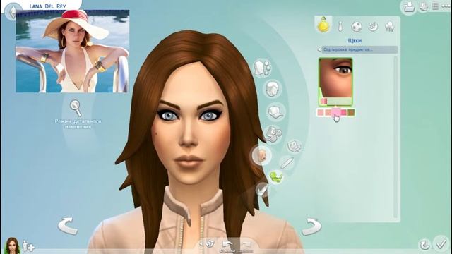 Создаем сима в Demo The Sims 4 #5 Lana Del Rey смотреть онлайн