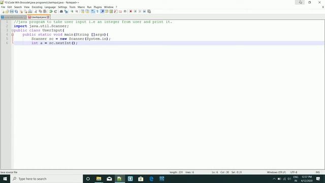 JAVA PROGRAM TO PRINT USER INPUT | JAVA PROGRAMS | CODE WITH BROCODE смотреть онлайн