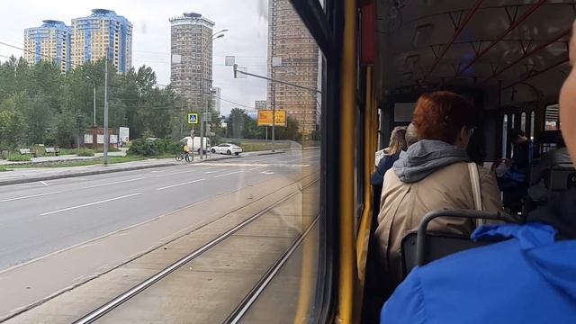 Поездка на трамвае Татра-Т3 (МТТЧ) №3463 №10 м.Щукинская-Улица Кулакова смотреть онлайн