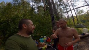 Рыбалка, готовка, 2 ночи в очень уютном лагере на реке. Отдых дикарями. Серия 2
