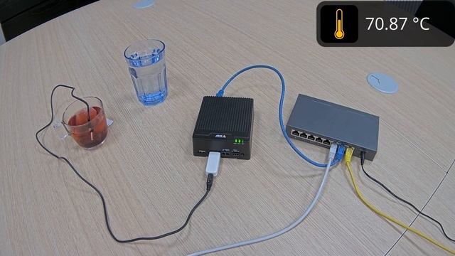 USB thermometer TEMPer1F data & triggering events VMS thanks to AXIS D3110 & camera & CamStreamer смотреть онлайн