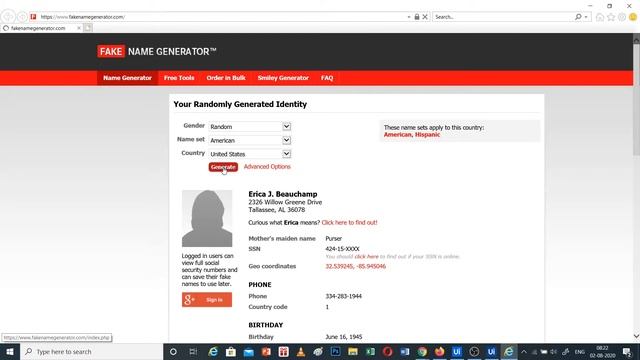 RPA Fake Name Generator Use Case смотреть онлайн