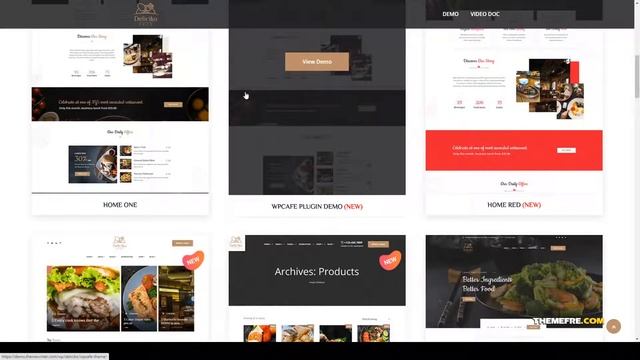 Deliciko - Restaurant WordPress Theme menu food Erena смотреть онлайн