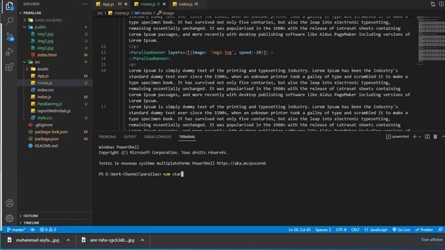 Parallx Scrolling Effect in React js | React Parallax Effect With react-parallax-Package смотреть онлайн