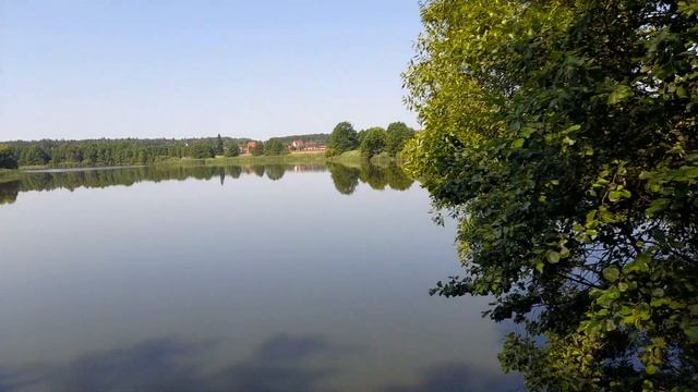 Водоем (плотина) в селе Махра, Александровский район, Владимирская область. смотреть онлайн