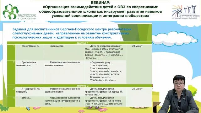 Вебинар: Организация взаимодействия детей с ОВЗ со сверстниками ОШ.mp4 смотреть онлайн