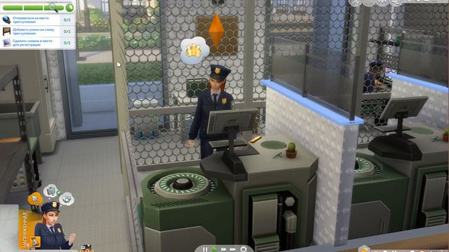 The Sims 4 - Challenge - Карьера. Детектив #4 - Новые коллеги. смотреть онлайн