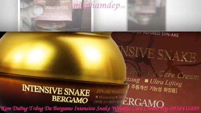 Công Dụng Của Kem Dưỡng Trắng Da Bergamo Intensive Snake Wrinkle Care Cream 50g- 0938416889 смотреть онлайн