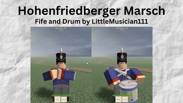 Blood and Iron ROBLOX == Hohenfriedberger Marsch (Fife and Drum) смотреть онлайн