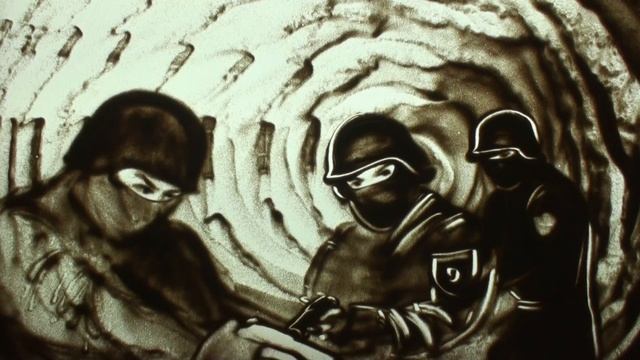 Песочное шоу с поздравлением от сотрудников ДВД Алматинской области смотреть онлайн