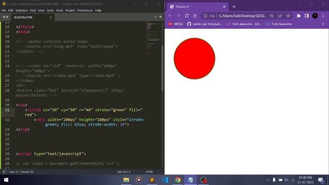 HTML: XHTML, Audio, Video, Canvas, SVG, iframe, Interactivity with JS || 2022 || Codingmuggers смотреть онлайн
