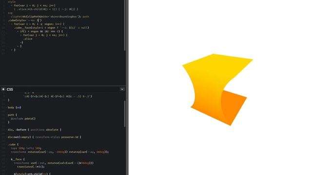 Breathing cube with CSS 3D transforms, keyframe animations + more! ? смотреть онлайн