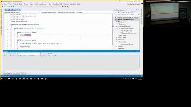 Microsoft Azure UG #3 [WAW] - Tomasz Wiśniewski - Azure Apps Service prosto i przyjemnie смотреть онлайн