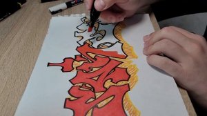 Граффити скетчинг часть1 делюсь своим опытом рисования // Graffiti sketching part1