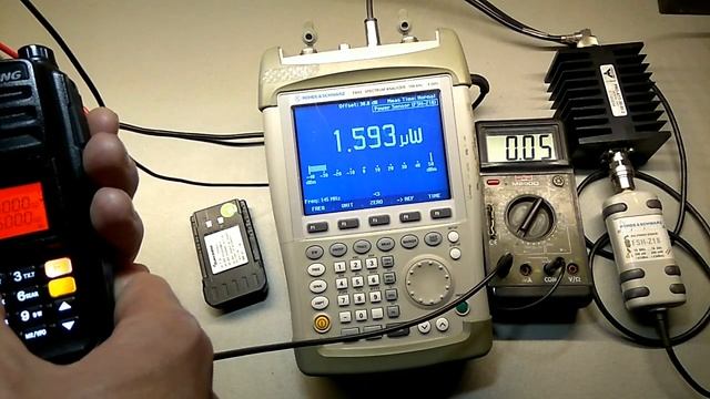 Quansheng TG-UV2 PLUS Измерение мощности и тока потребления