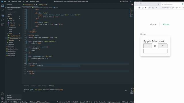 vue 3 - Computed (6 of 7) смотреть онлайн