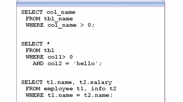 Mysql работа с базой данных урок 4 смотреть онлайн