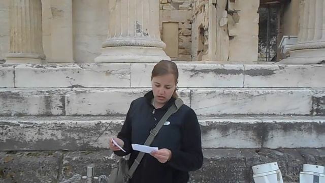 Kirsten at the Erechtheion in Athens смотреть онлайн