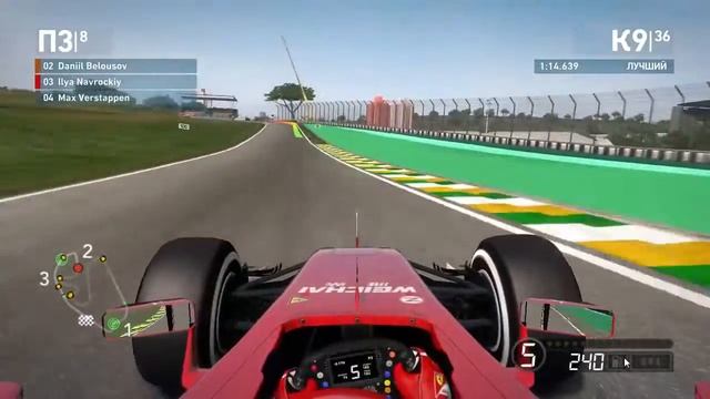 F1 2014 Championship (PC). Гран-При Бразилии. Гонка (тест-пилоты) (50%). Онлайн смотреть онлайн