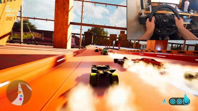 Hot Wheels Unleashed - G923 Steering Wheel Gameplay смотреть онлайн