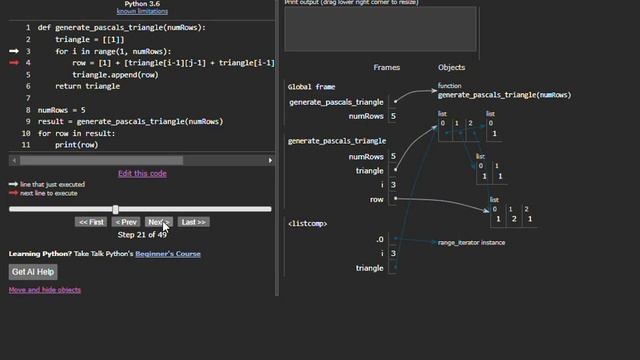 Pascal Triangle | LeetCode Problem Solving | Python | Visualize code | CoderAnt2 смотреть онлайн