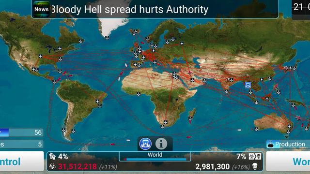 Cure Mode : Mega Brutal Bacteria, No Task Force / Advisor. (Plague Inc) смотреть онлайн