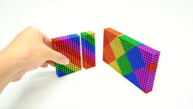 Build Giant Infinity Swimming Pool And Rainbow Park For Hamster From Magnetic Balls - ASMR Video смотреть онлайн