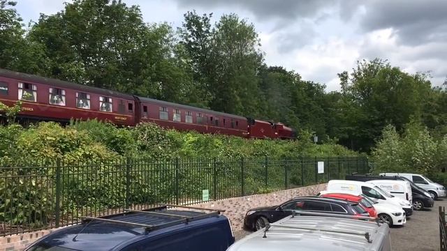 LMS Jubilee no 45699 Galatea departs york with scarbough spa rail tour (1Z21) смотреть онлайн