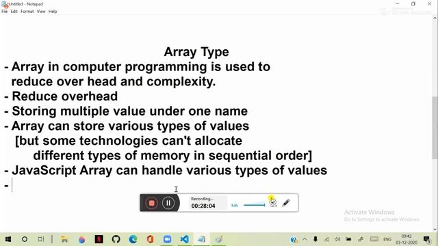 javaScript 9..what is Array in javaScript .. смотреть онлайн
