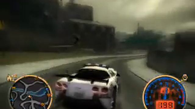 nfs-MW police car at 320kmph смотреть онлайн