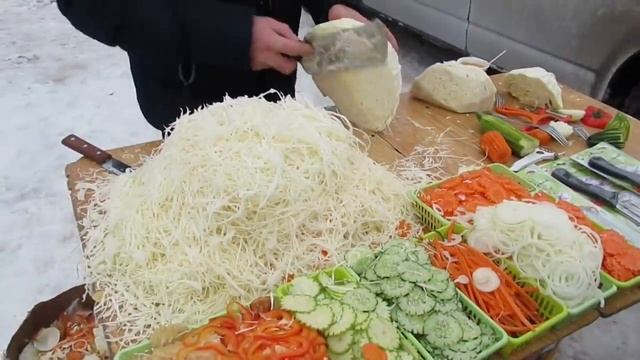 Как пользоваться ножом для шинковки капусты