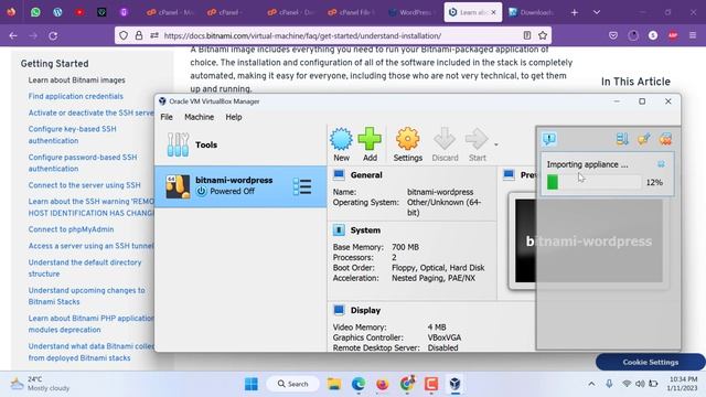 Wordpress - Bitnami virtual machine setup смотреть онлайн