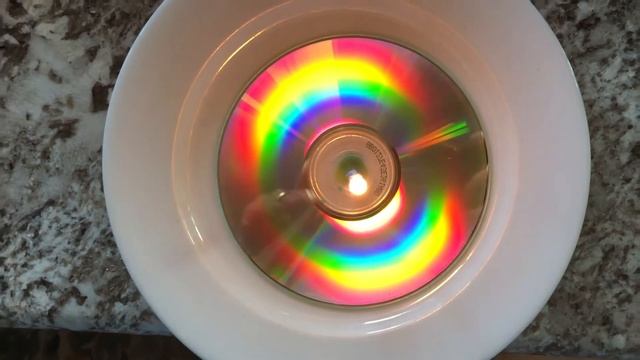 How to make a rainbow colors with a CD смотреть онлайн