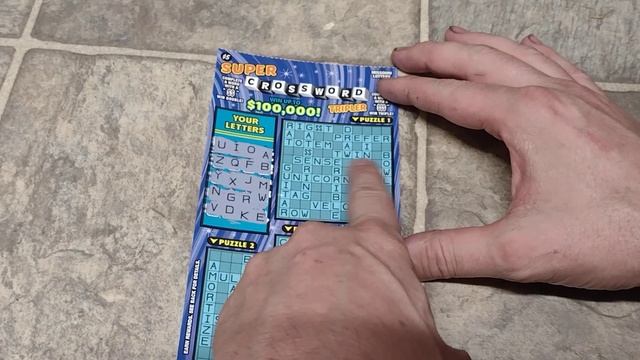 $5 SUPER CROSSWORD TRIPLER MISSOURI SCRATCH OFF LOTTERY TICKET смотреть онлайн