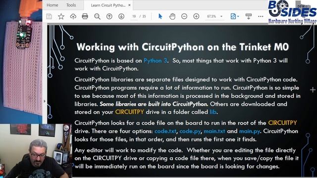Learn CircuitPython using the Adafruit Trinket M0 HHV2020 смотреть онлайн