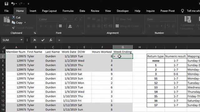 How To Calculate Week Ending Date смотреть онлайн