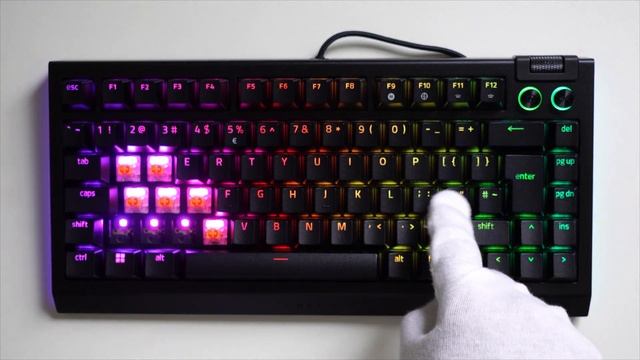 Unboxing RAZER BlackWidow V4 75% Compact Mechanical Gaming Keyboard
