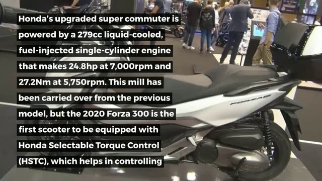 The 2020 Honda Forza 300 makes its global debut смотреть онлайн