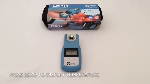 OPTi digital handheld refractometer - "HOW TO" instruction manual смотреть онлайн