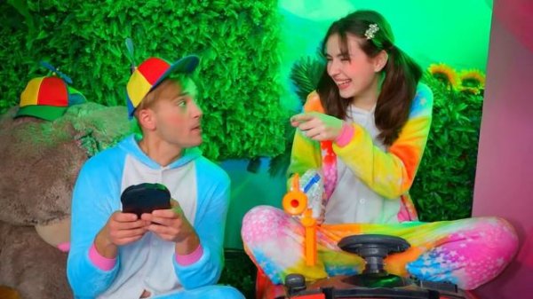 Grandma VS Pikachu VS Vampire Cooking Challenge! Color Food Challenge! Kitchen Hacks!