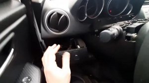 Mazda 6 GH снятие козырька приборной панели, торпеды